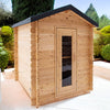 Dundalk CT Granby 3 Person Outdoor Sauna CTC66W