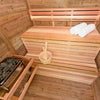 Dundalk Pure Cube CU552 Outdoor Sauna - Knotty Red Cedar