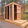 Dundalk Pure Cube CU570 Outdoor Sauna - Clear Cedar
