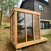 Dundalk Pure Cube CU570 Outdoor Sauna - Clear Cedar
