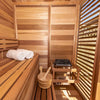 Dundalk Pure Cube CU570 Outdoor Sauna - Clear Cedar