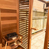 Dundalk Pure Cube CU570 Outdoor Sauna - Clear Cedar