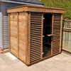 Dundalk Pure Cube CU572 Outdoor Sauna - Knotty Red Cedar