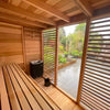 Dundalk Pure Cube CU580 Outdoor Sauna - Clear Cedar