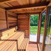 Dundalk Pure Cube CU580 Outdoor Sauna - Clear Cedar