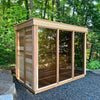 Dundalk Pure Cube CU580 Outdoor Sauna - Clear Cedar