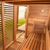 Dundalk Pure Cube CU580 Outdoor Sauna - Clear Cedar