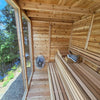 Dundalk Pure Cube CU582 Outdoor Sauna - Knotty Red Cedar