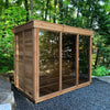Dundalk Pure Cube CU582 Outdoor Sauna - Knotty Red Cedar