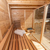 Dundalk Pure Cube CU582 Outdoor Sauna - Knotty Red Cedar
